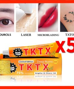 ✅ Notre CRÈME ANESTHÉSIQUE la plus PUISSANTE TKTX 75% 🤩 Pack 5 – Offre Limitée